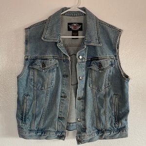 Harley-Davidson Denim Cutoff Jacket